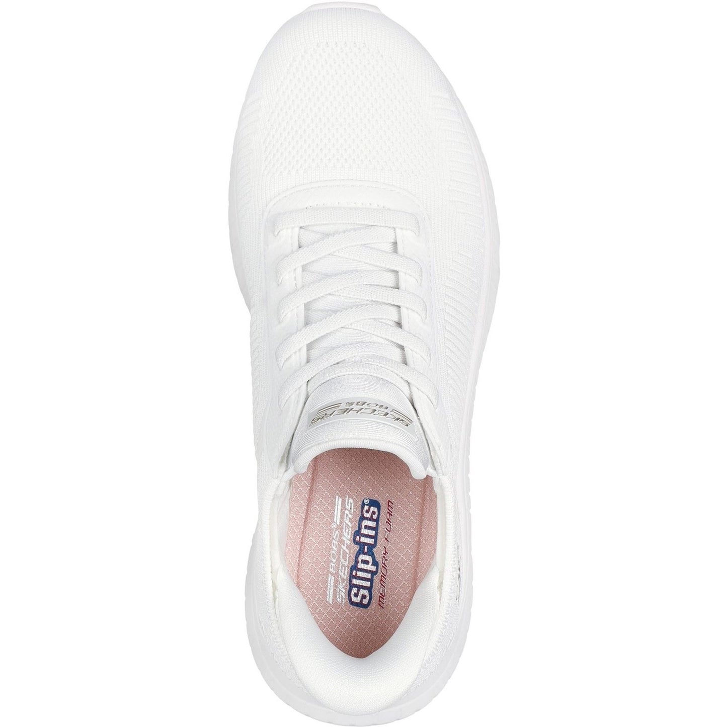 Skechers BOBS Sport Squad Chaos Textile Women's Off White Trainers