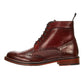 Ben Sherman - BS12604 MENS ALFRED BROGUE BOOT BURGUNDY
