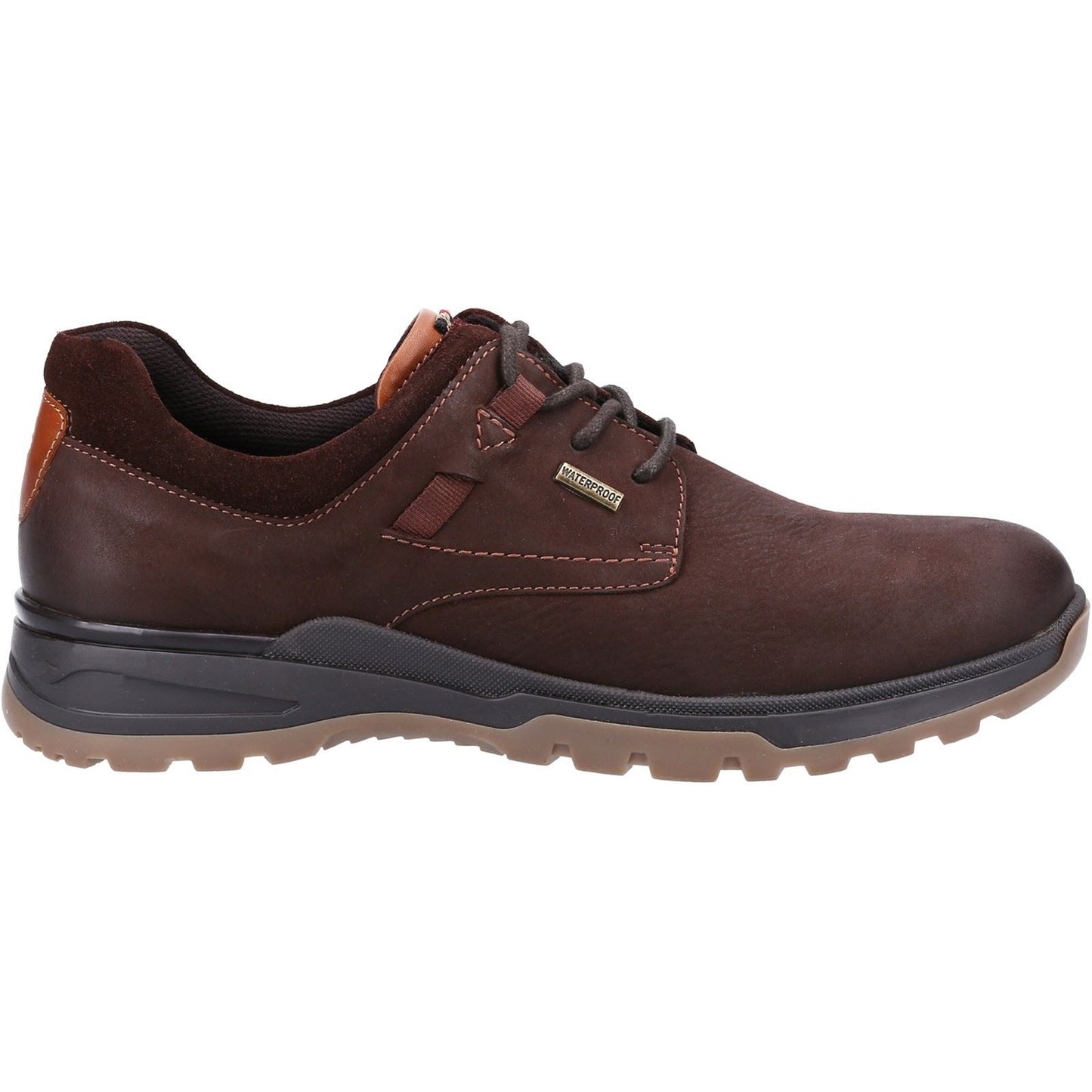 Hush Puppies Men's Pele Shoe in Brown Nubuck