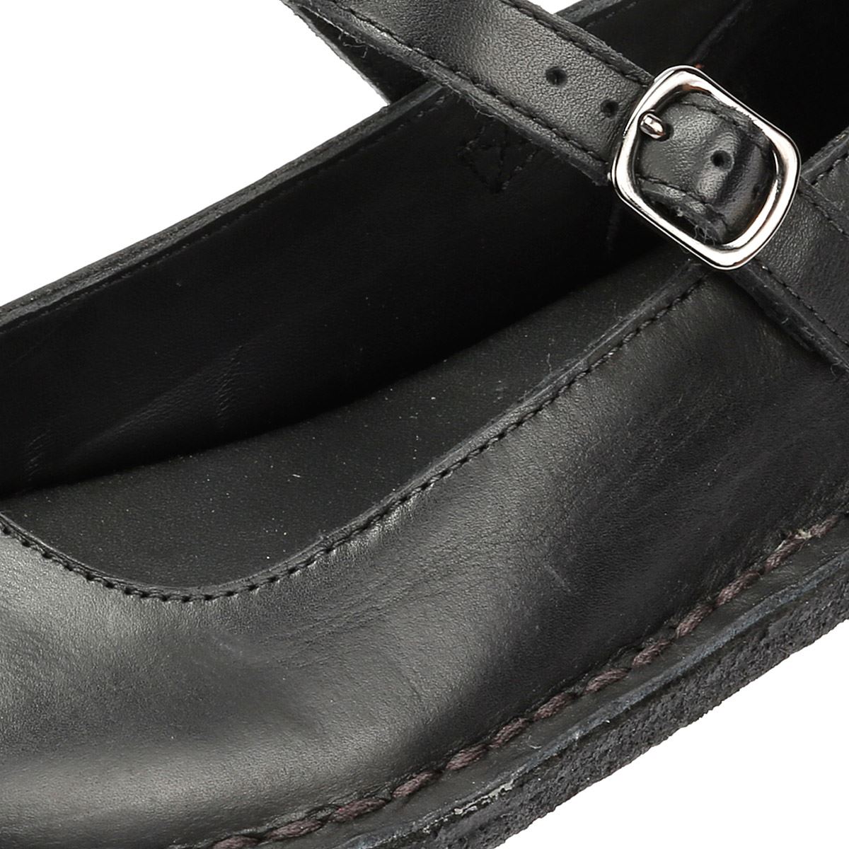 Clarks Originals Desert Jane Leather Women's Black Shoes