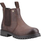 Cotswold Aston Leather Boy's Brown Flat Chelsea Boots