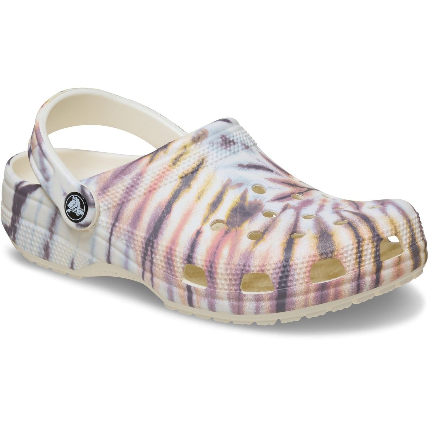 Crocs Classic Tie Dye Thermoplastic Women's Chalk/Multi Sandals