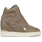 Geox Women's D MAURICA B Trainers in Dark Taupe