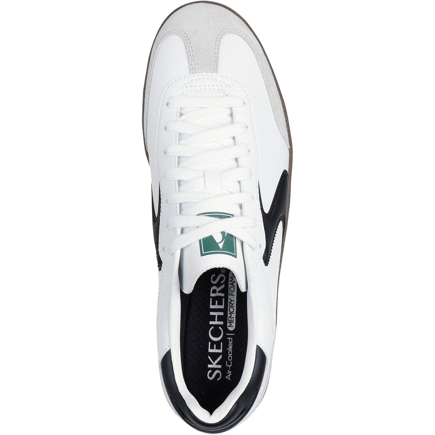 Skechers Men's Hotshot Pyke Trainer in White/Black