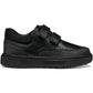 Geox J Riddock Leather Boy's Black Shoes