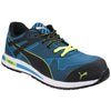 Puma Safety Men's Blaze Knit Low Safety Shoe in Blue