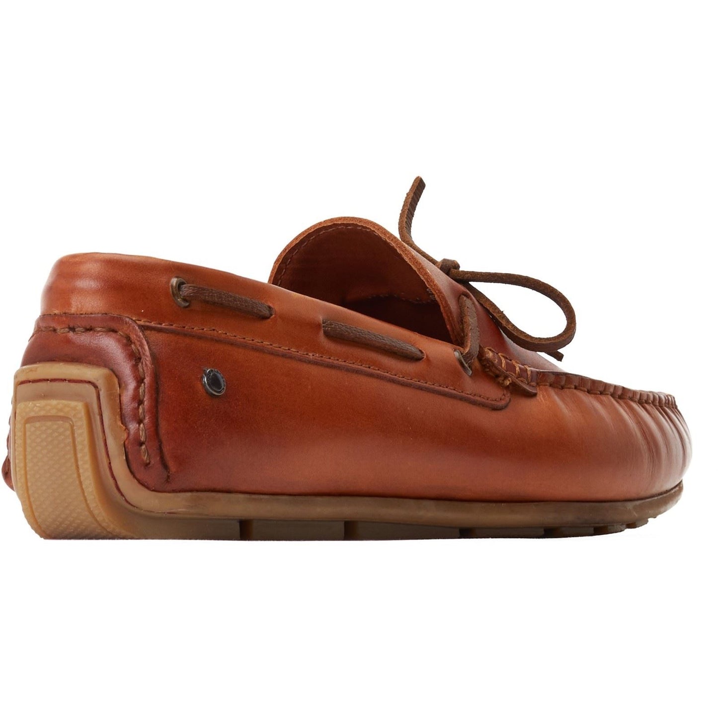 Base London Men's Brooks Driver Shoe in Burnt Tan