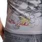 Ed Hardy In Memory of When I Cared Fitted Women's Grey Vest Top
