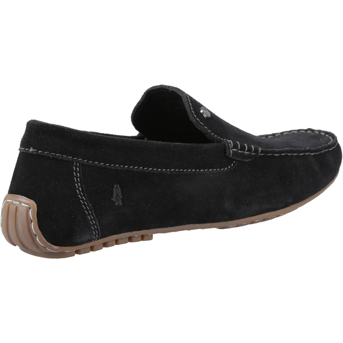 Hush Puppies Ralph Suede Leather Men's Black Loafers