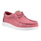 HEYDUDE Wally Jute Jute Men's Claret Red/Silver Birch Moccasins Shoes