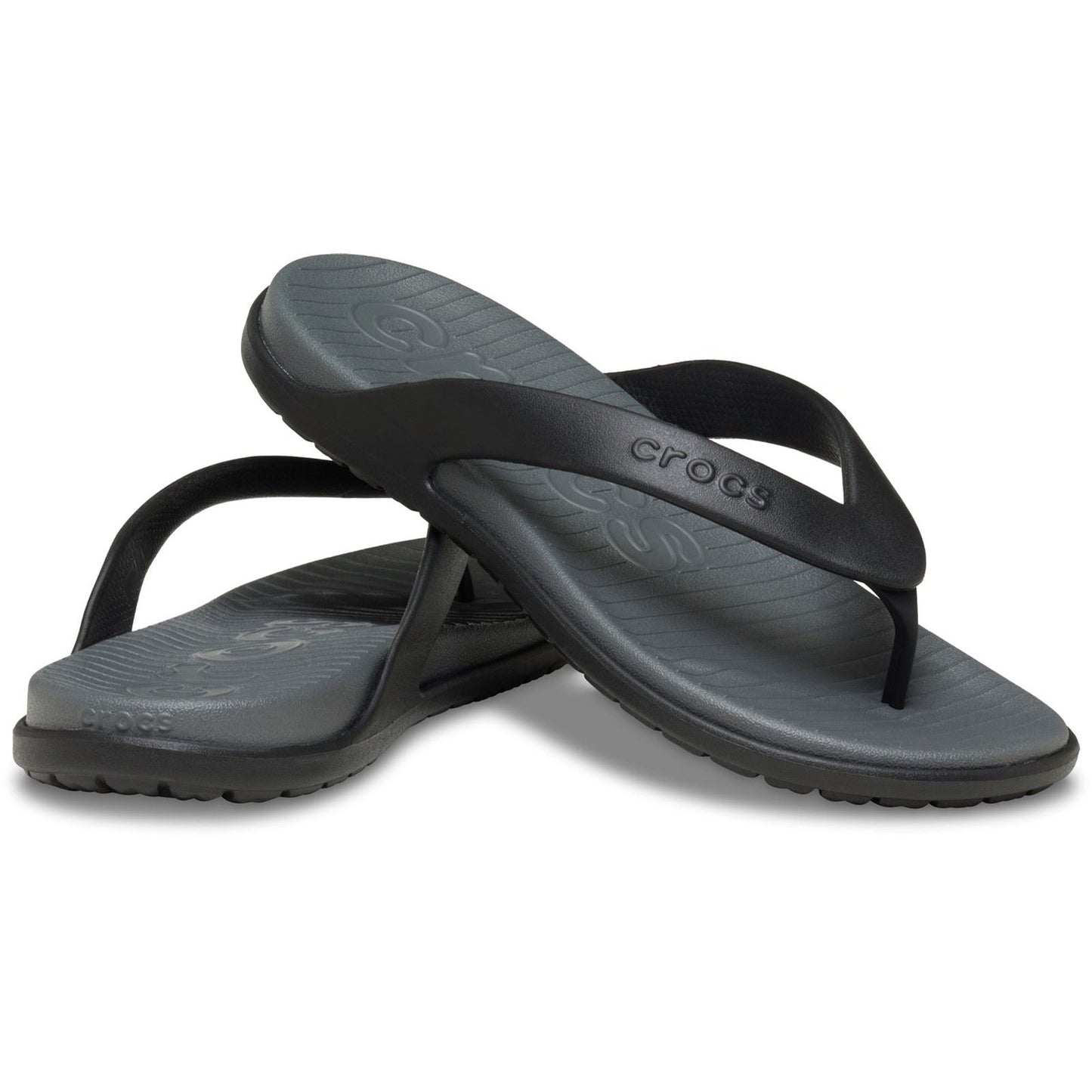 Crocs Coast Polyurethane Women's Black/Slate Grey Trainers