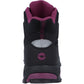 Hi-Tec Jackdaw Mid WP Polyester Women's Black/Burgundy Hiking Boots