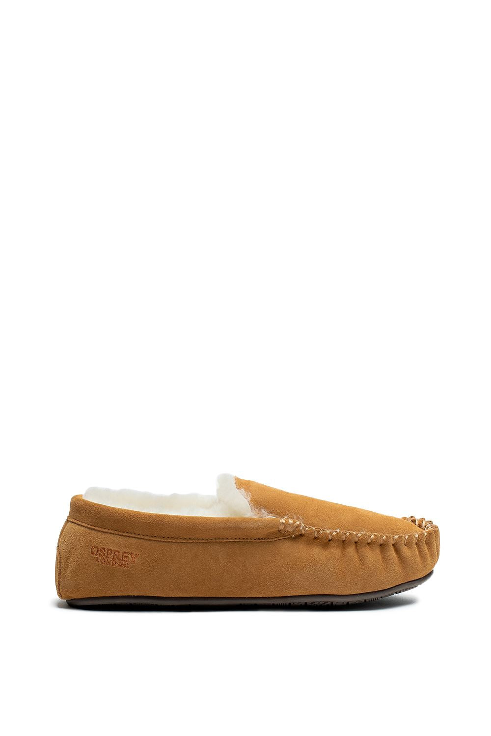 Osprey London The Sunday Suede Men's Chestnut Slippers