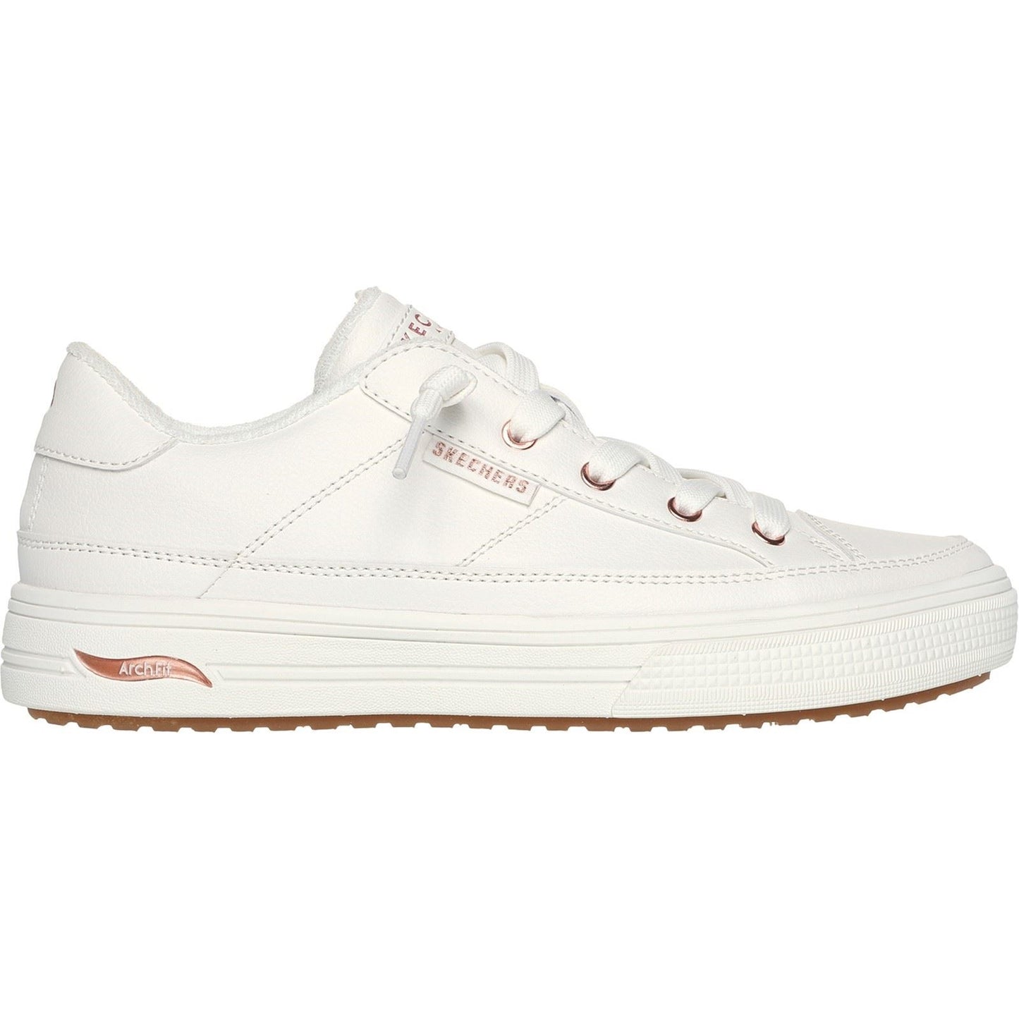 Skechers Women's Arch Fit Arcade On My Way Shoe in White