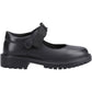 Hush Puppies Astrid Bow Leather Black Shoes