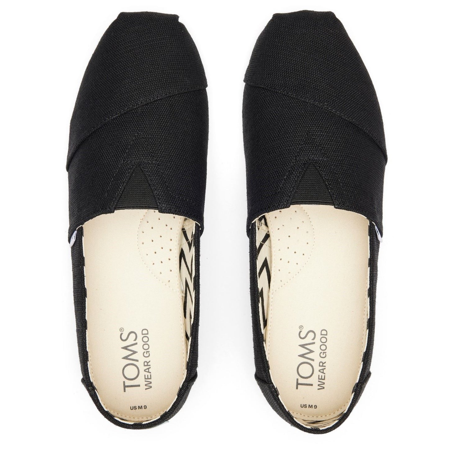 TOMS Alpargata Cotton Men's Black Shoes