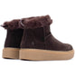 Hush Puppies Becca Suede Women's Chocolate Winter Ankle Boots