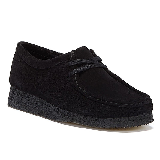 Clarks Originals Wallabee Suede Women's Black Shoes