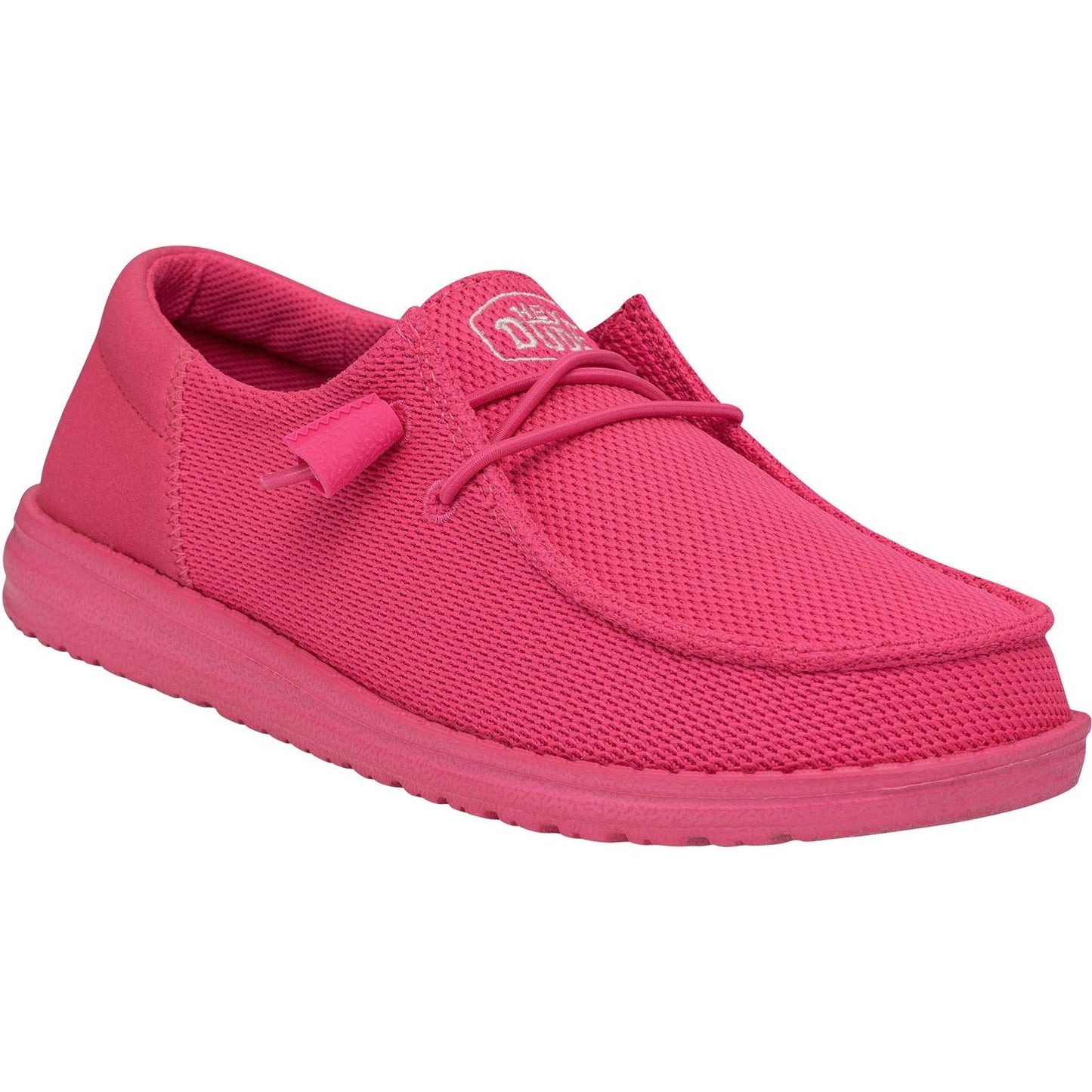 HEYDUDE Wendy Funk Mono Polyester Women's Electric Pink Moccasins Shoes