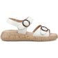 Hush Puppies Alison Leather Women's Cream Sandals