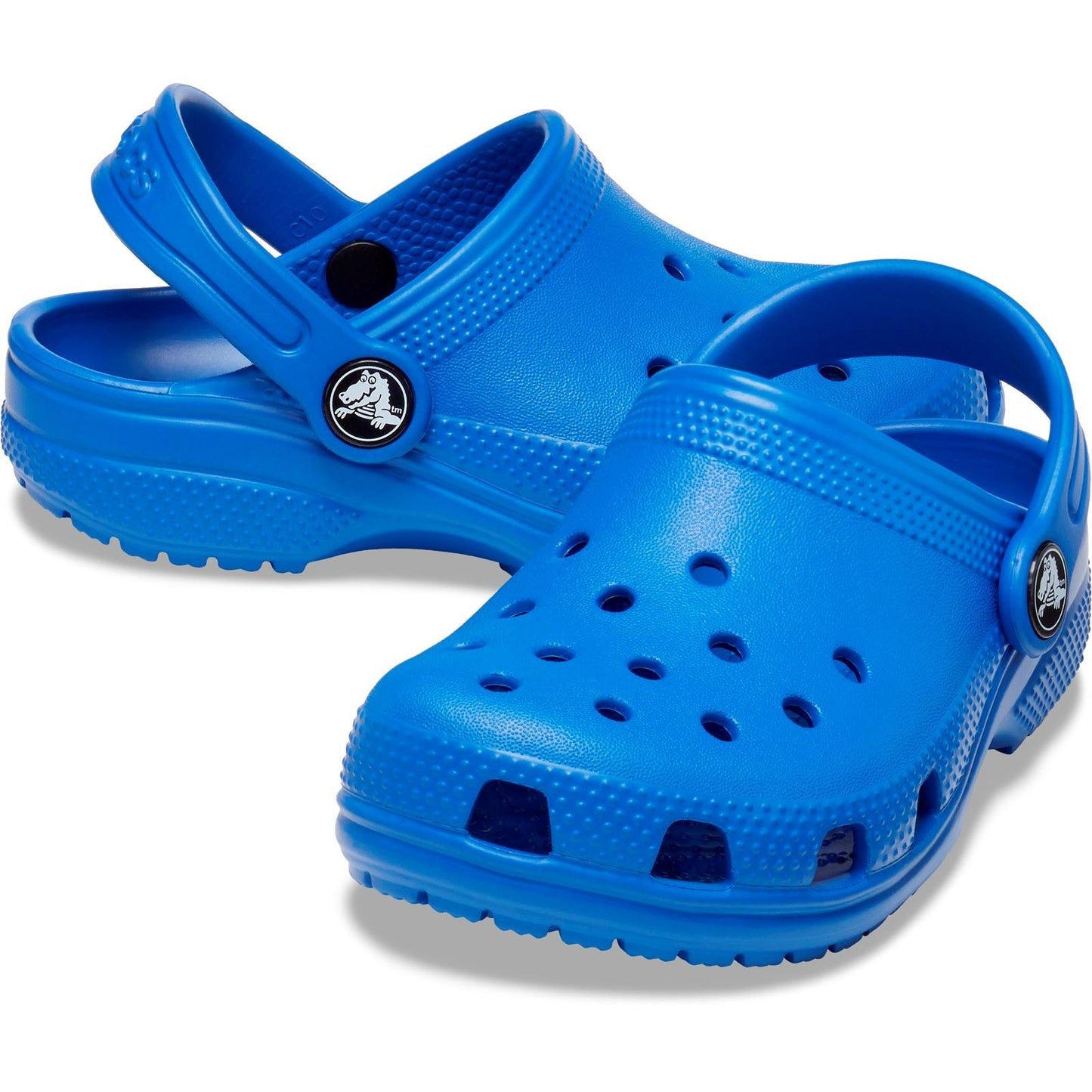 Crocs Toddler Classic Thermoplastic Blue Bolt Loafers