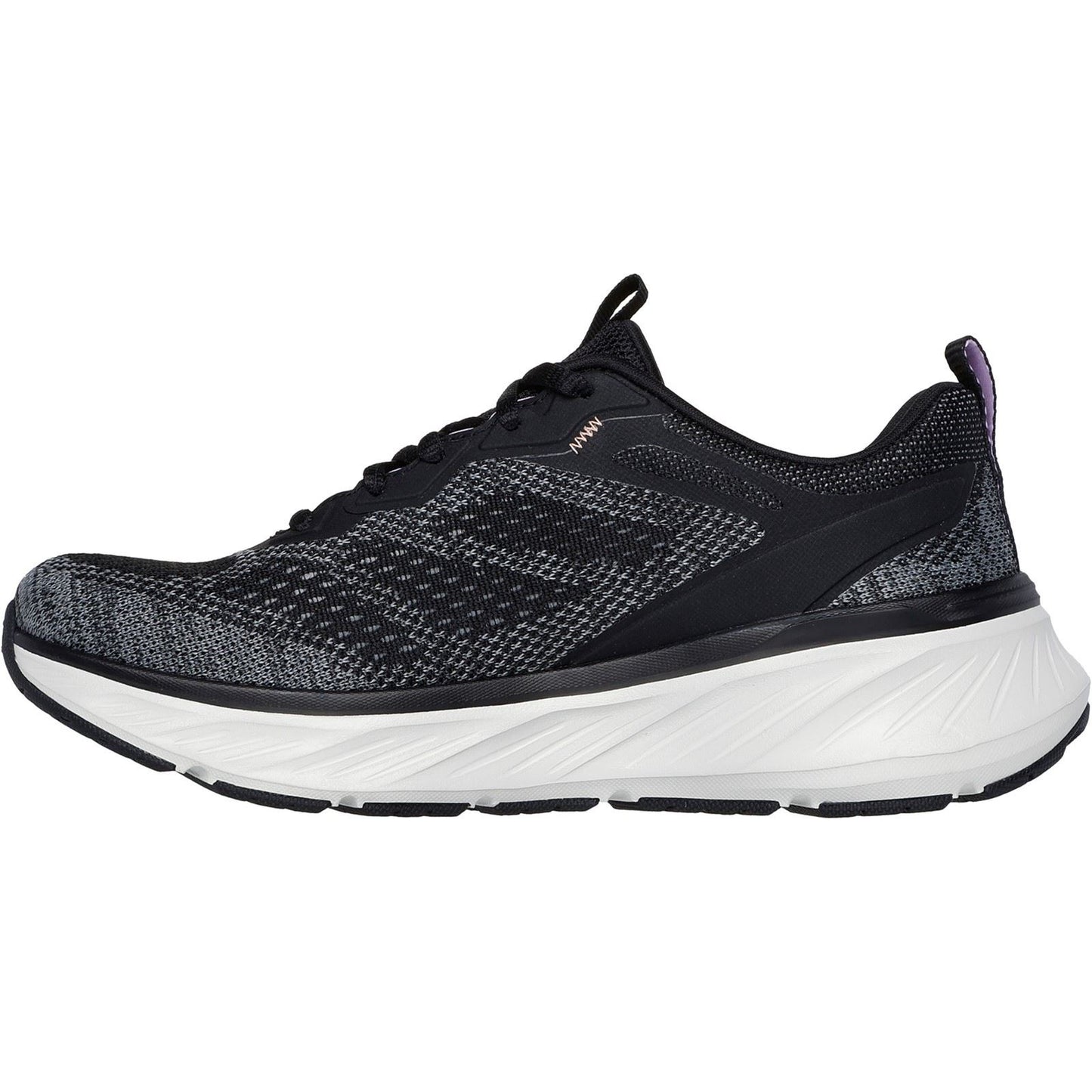 Skechers Women's Edgeride Power Flow Trainers in Black/Lavender