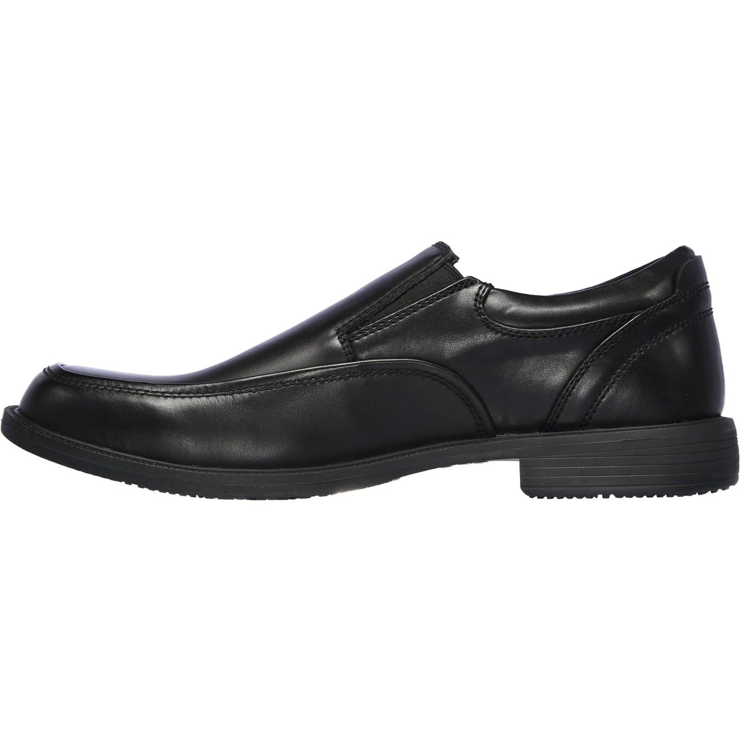 Skechers Dreston Ratlon Leather Men's Black Loafers