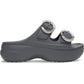 Crocs Saturday Platform Buckle EVA Women's Carbon Sandals