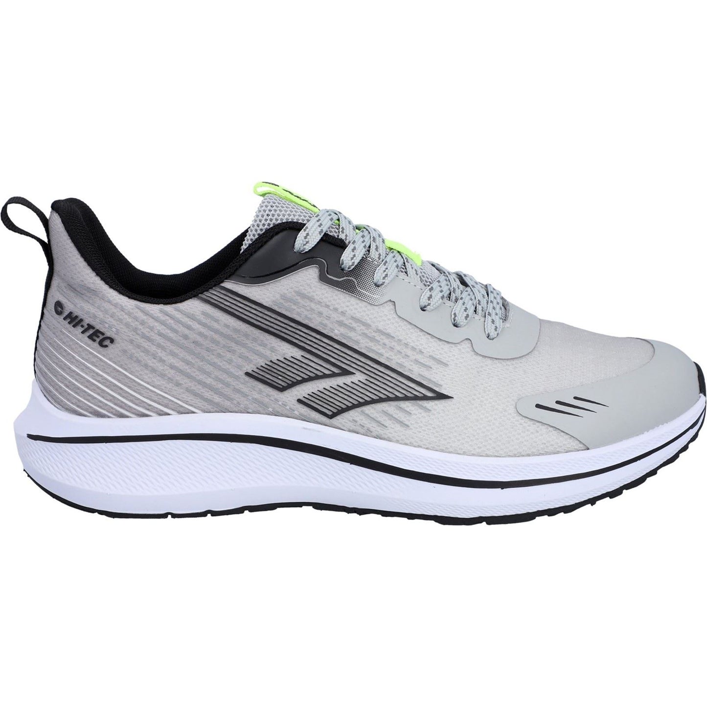 Hi-Tec Santorini Polyester Men's Cool Grey/Black/Acid Lime Trainers