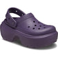 Crocs Unisex Stomp Clog in Dark Iris