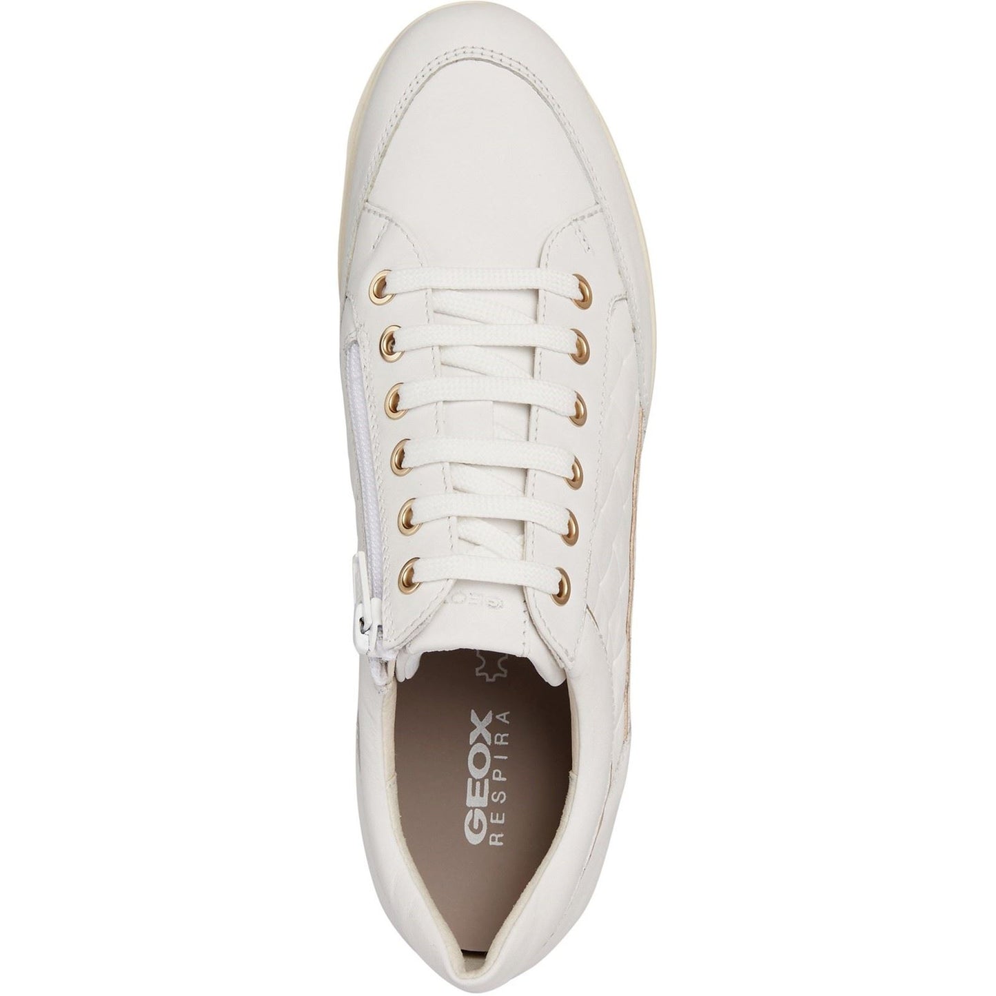 Geox Women's D MYRIA A SNEAKERS in White