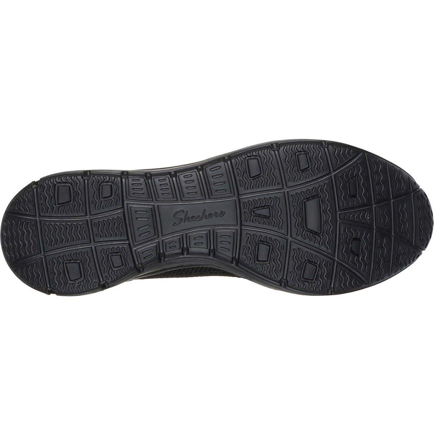 Skechers Seager Believe It Textile Women's Black Trainers