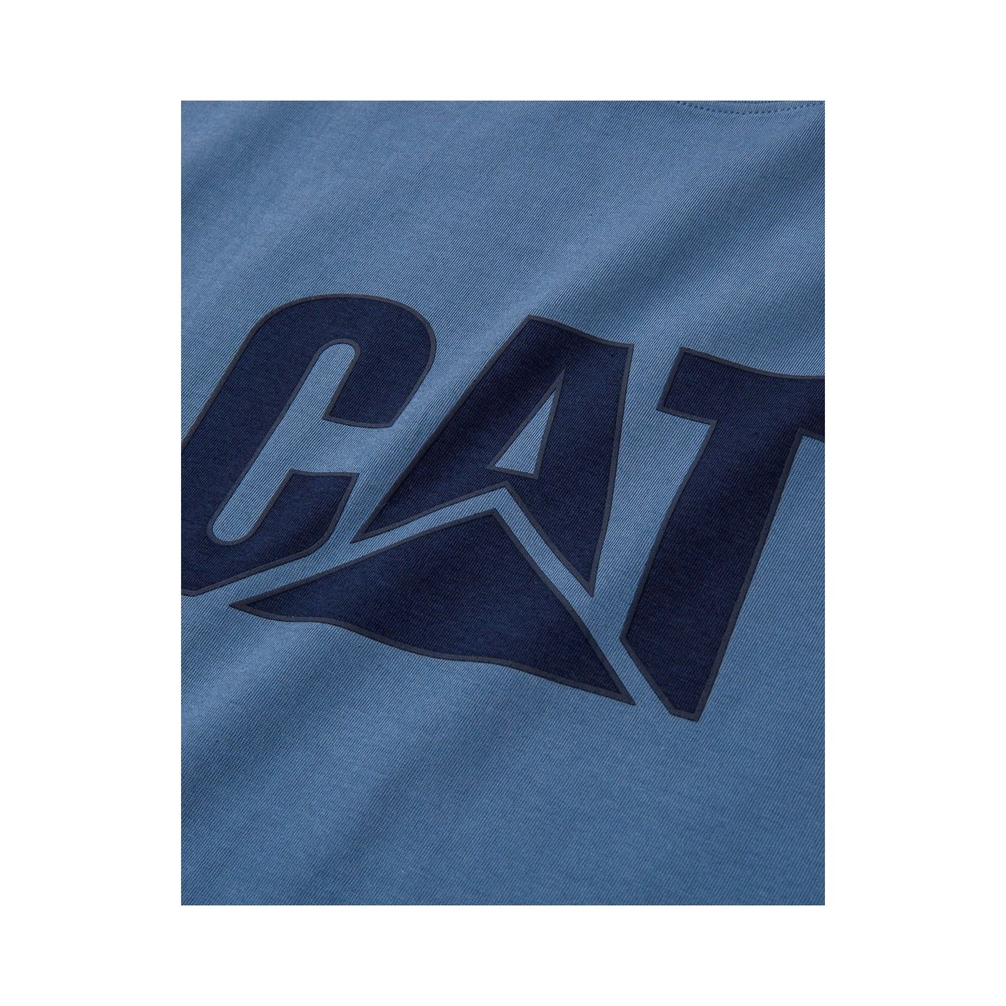 Caterpillar Men's Trademark Logo T-Shirt in Coronet Blue