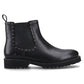 Hush Puppies Gwyneth Leather Women's Black Flat Chelsea Boots