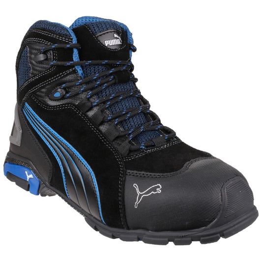 Puma Safety Men's Rio Mid Lace-up Safety Boot in Black