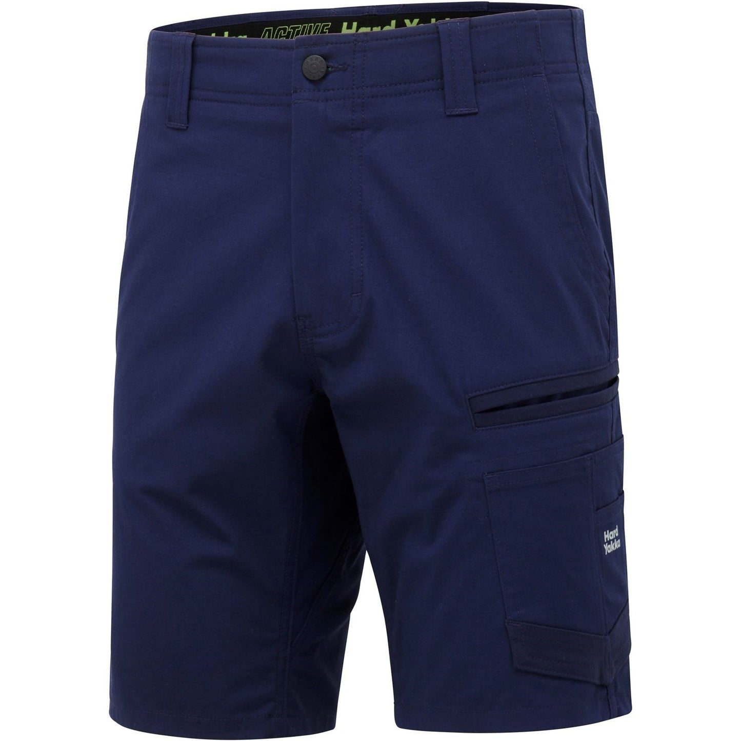 Hard Yakka Men's Raptor Active Mid-Short in Navy