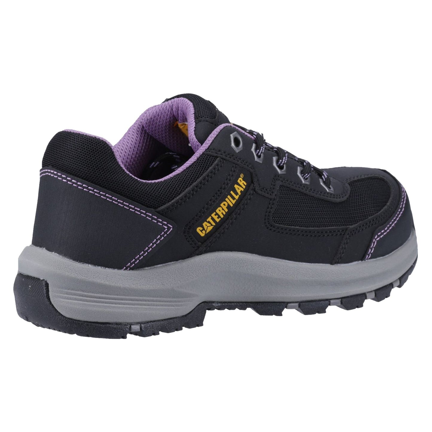 Caterpillar Women's Elmore Work Shoe in Black/Lilac