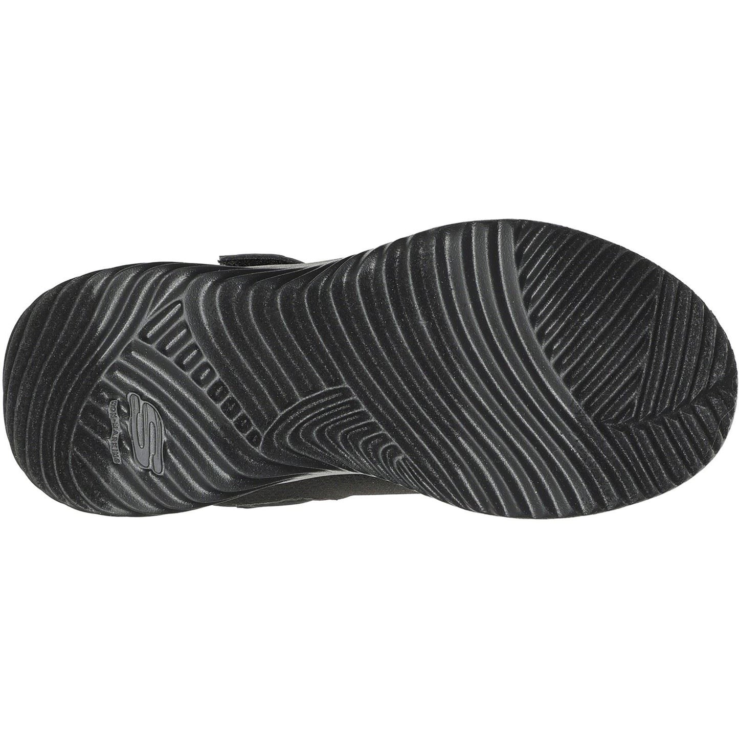 Skechers Bounder - Dripper Drop Synthetic Junior Black Trainers