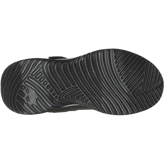 Skechers Bounder - Dripper Drop Synthetic Junior Black Trainers