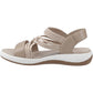 Hush Puppies Susanna Leather Women's Taupe Sandals