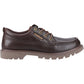 CAT Lifestyle Colorado Moc Toe Low Leather Men's Dark Brown Lace-Up Shoes
