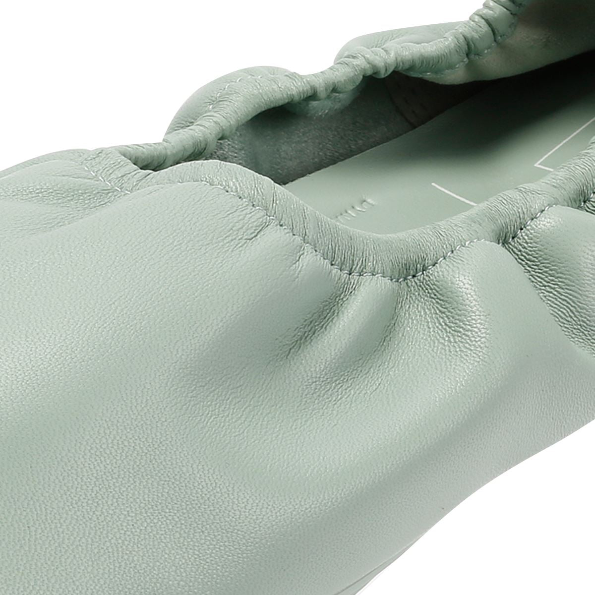 FitFlop X Pantone Delicato Ballerina Leather Women's Green Shoes