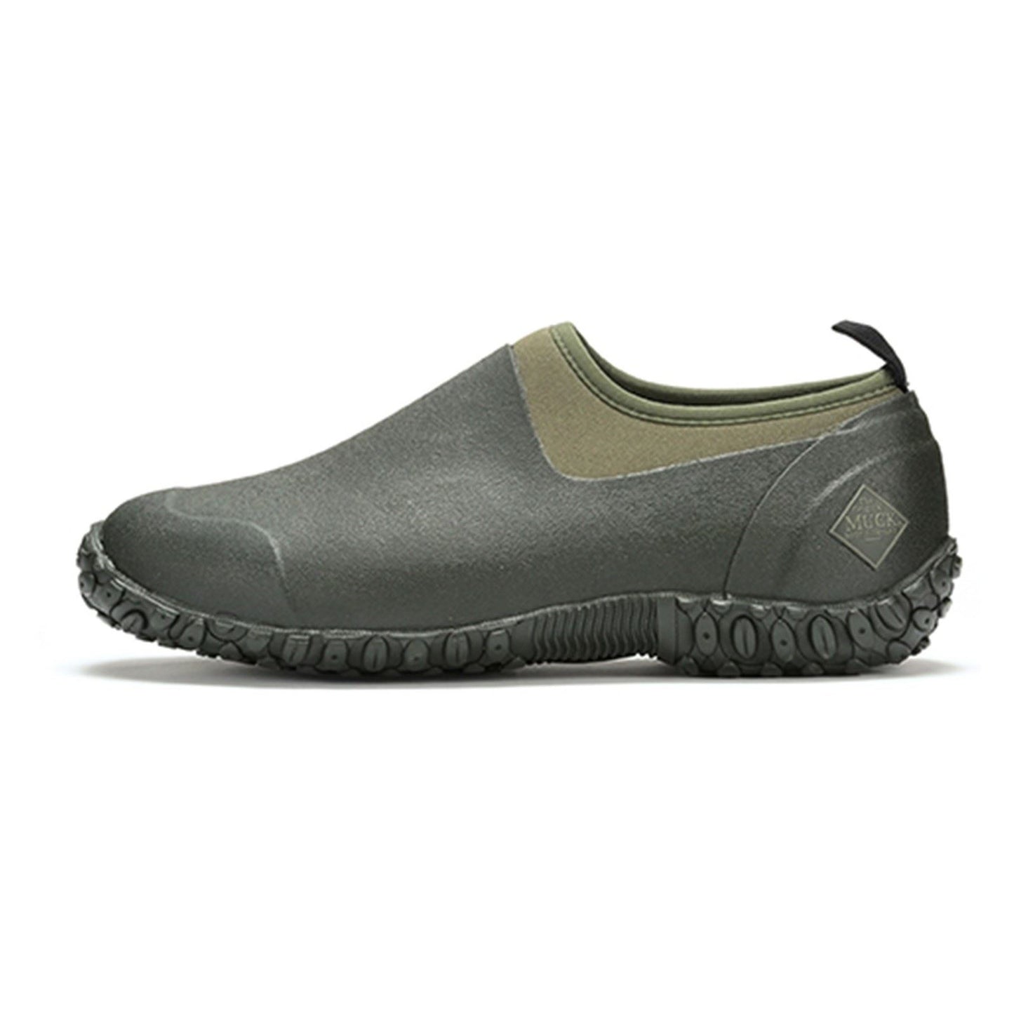 Muck Boots Men's Muckster II Low All Purpose Lightweight Shoe in Black/Moss