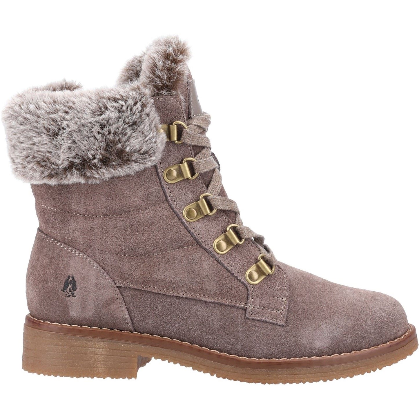 Hush Puppies Women's Florence Mid Boot in Taupe