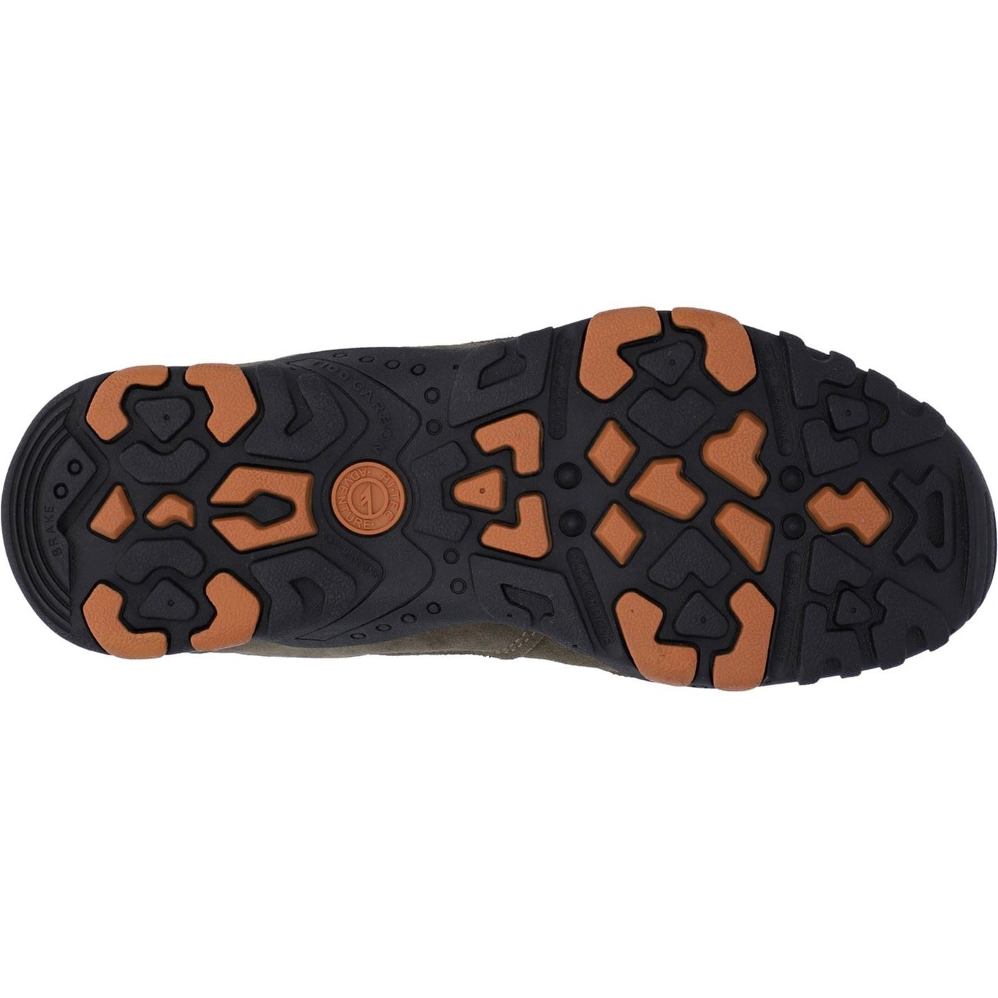 Hi-Tec Quadra II Suede Men's Taupe/Burnt Orange Hiking Boots