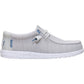 HEYDUDE Wally Stretch Sox Polyester Men's Dawn Blue/Multi Loafers