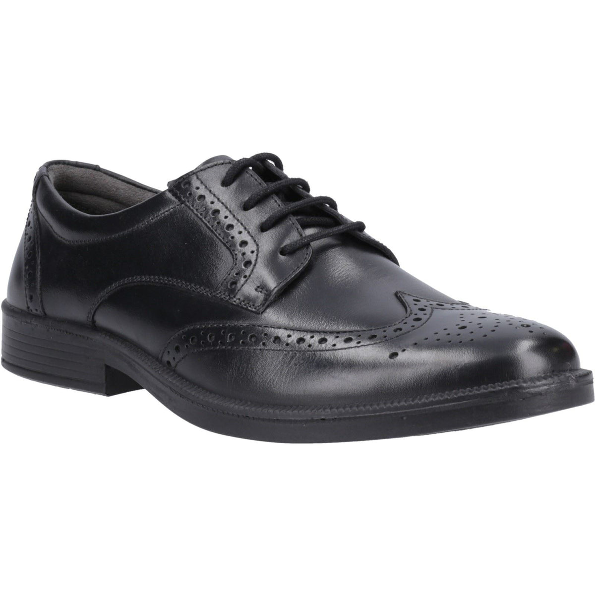 Hush Puppies Men's Nolan Brogue in Black
