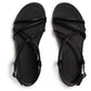 Fitflop Gracie Crystal Leather Women's All Black Sandals