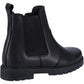 Hush Puppies Laura Leather Junior Black Boots