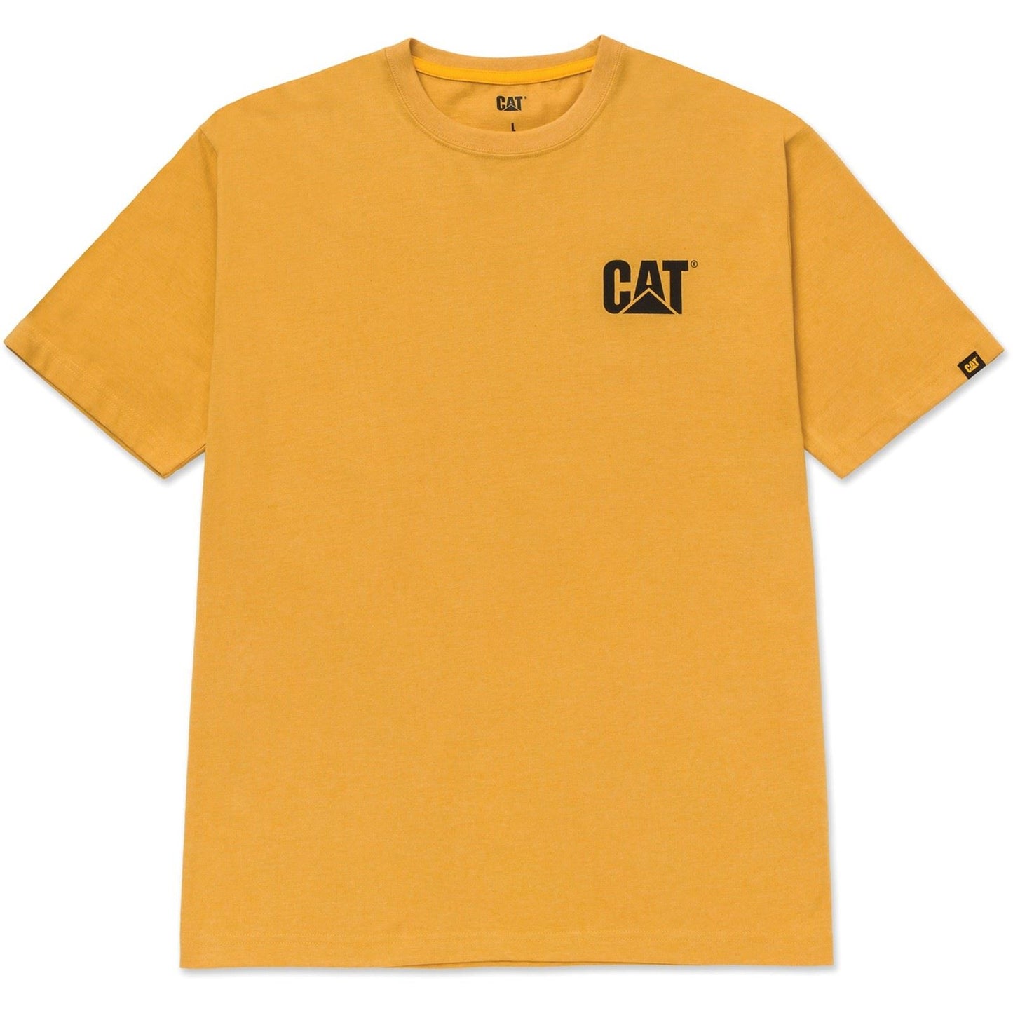 Caterpillar Men's Trademark Tee in Mustard